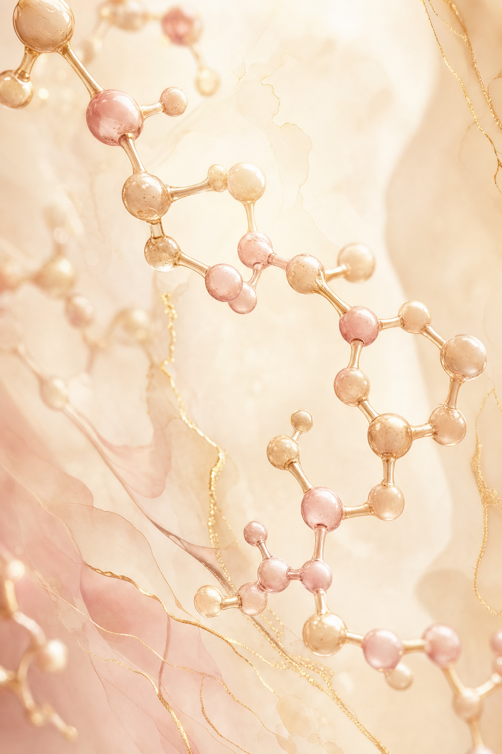Peptide molecular structure visualization